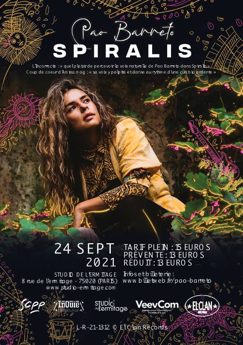 affiche concert pao barreto