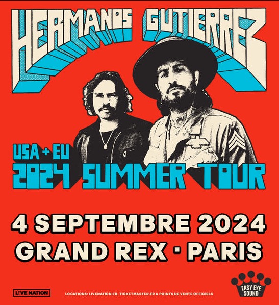 Affiche Hermanos Gutiérrez au Grand Rex (2024)
