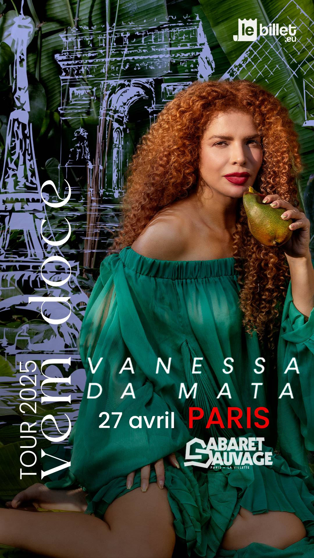 Affiche concert Vanessa Da Mata Paris